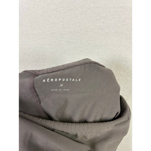Aeropostale Gray Seamless Workout Bodysuit Medium Active Gym Athleisure - Picture 10 of 12
